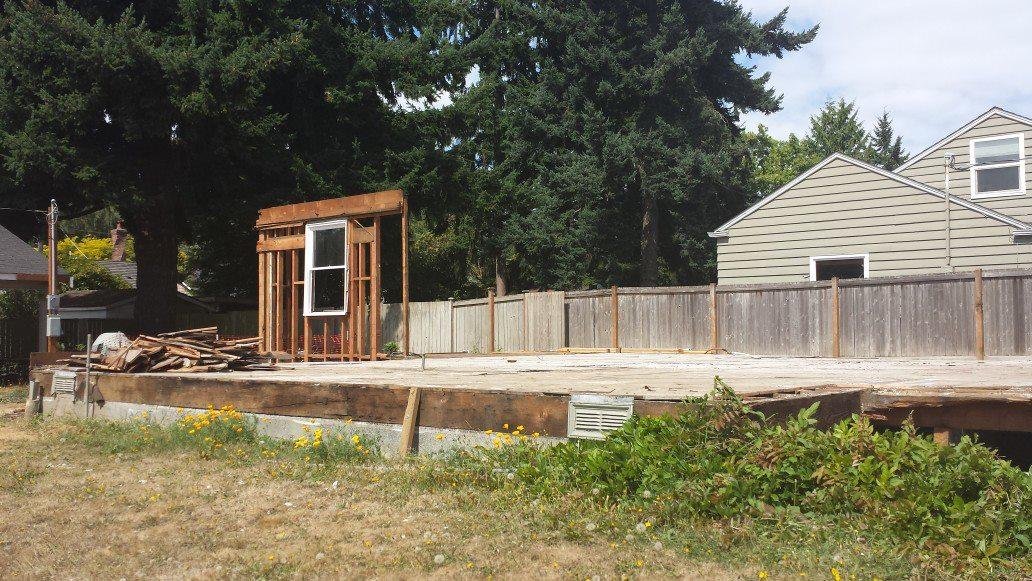 I love it, just leave 5 sticks standing and it is a remodel not a new construction....I bet those sticks don't survive the "remodel" though. ...