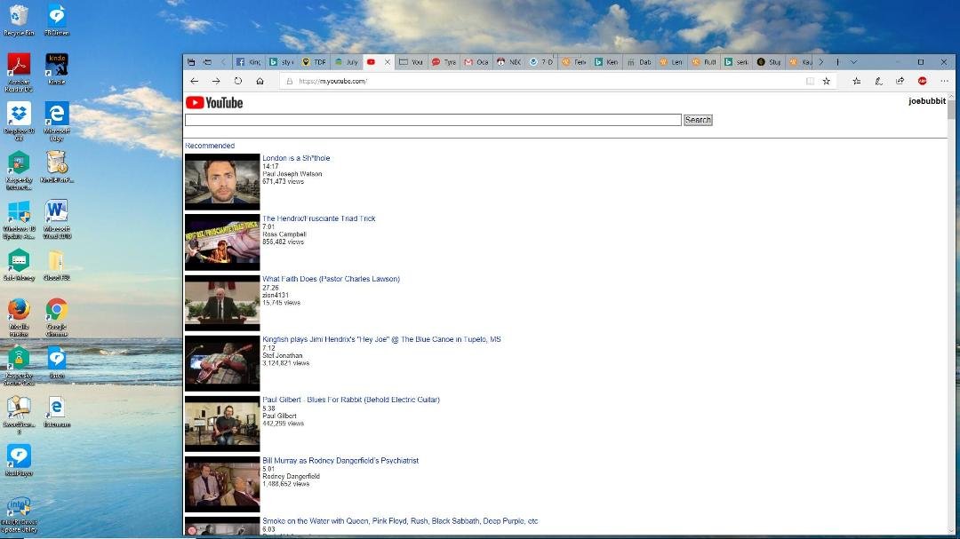 This is what I get when I go to YouTube. I can't watch any videos. Any of you tech gurus know whas up?
Thank you!