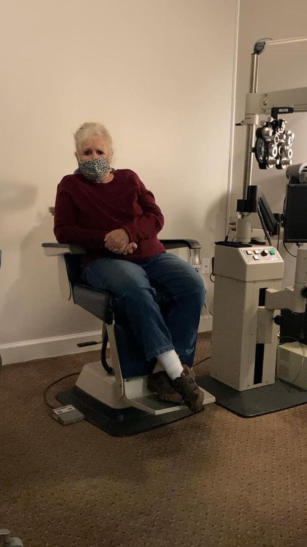 At the eye doctor