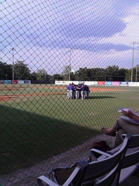 at the ball game with my daddy