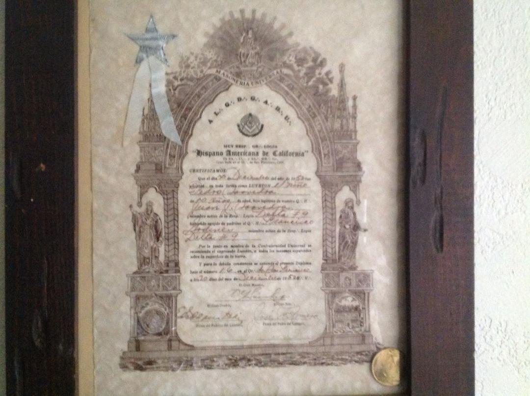 My certificate