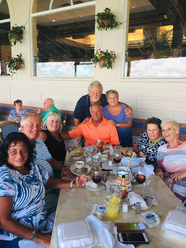 Having lunch at Columbia Restaurant in Sand Key, Clearwater with our good friends.