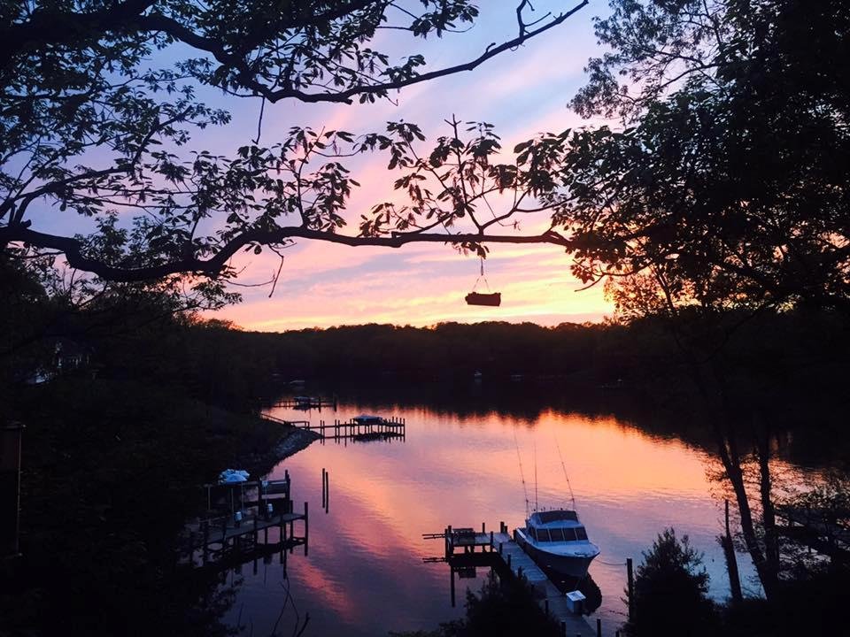 Sunset on Lewis Creek!