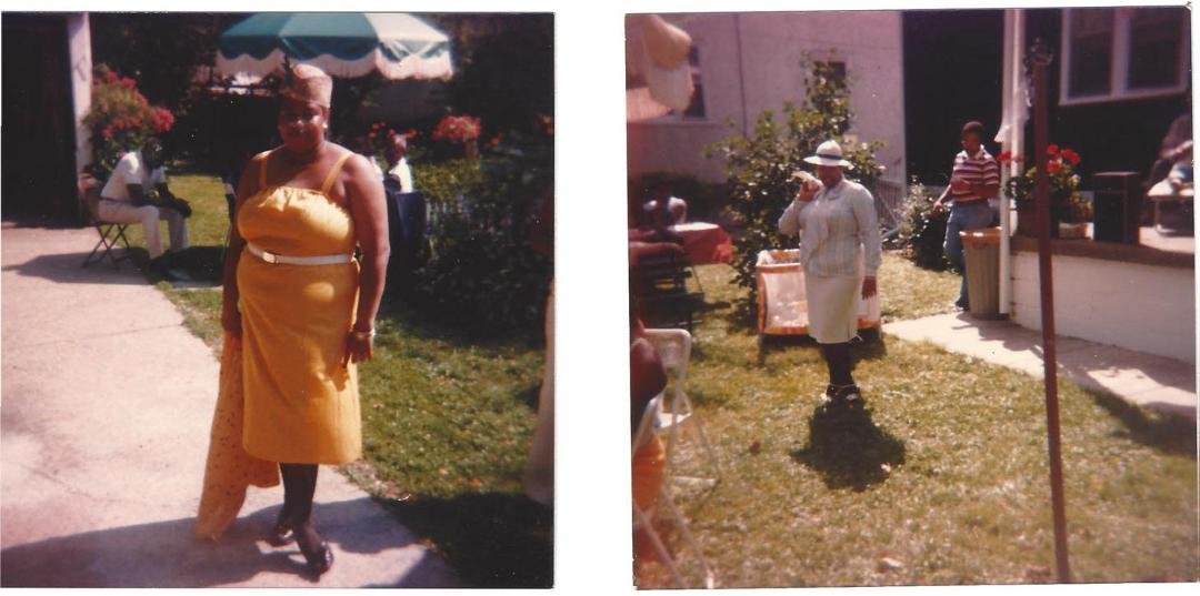 Sheila Reid Williams in a fashion show - Yeadon PA