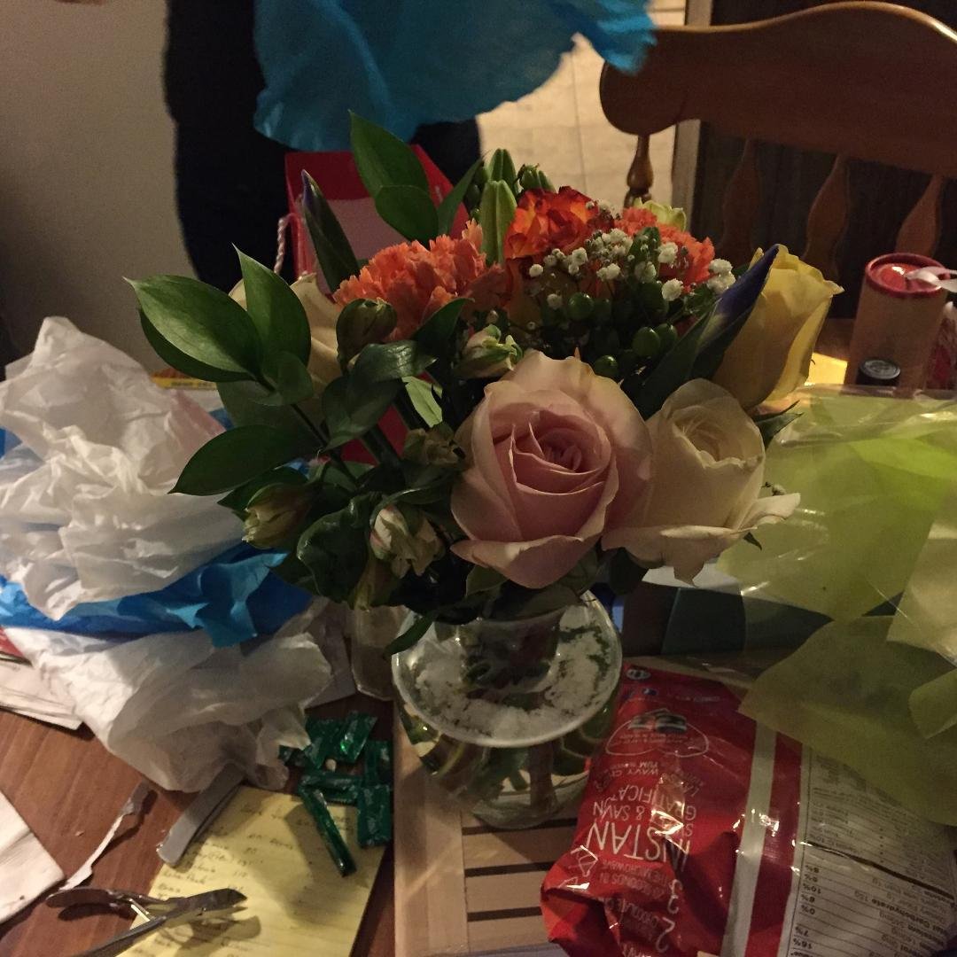 From Auntie Bert for Barbara Tupling's birthday.