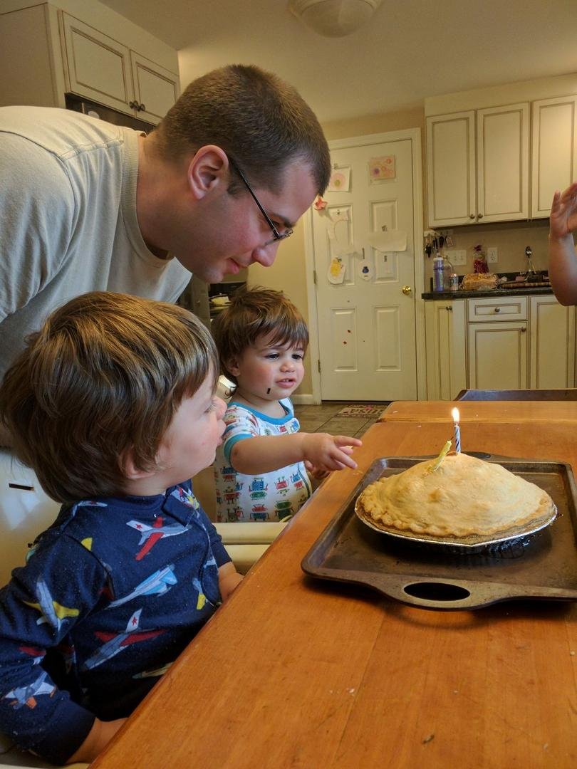 Twins second birthday.