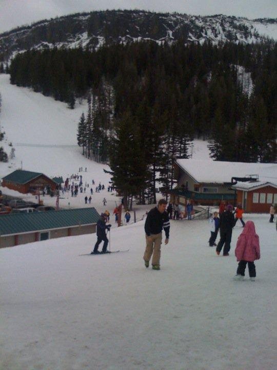 Gone skiing.