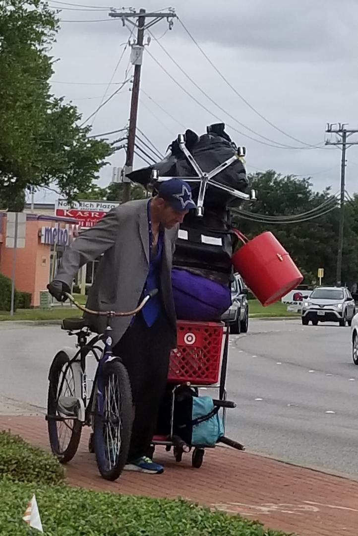 And then there's the elite amongst the homeless?