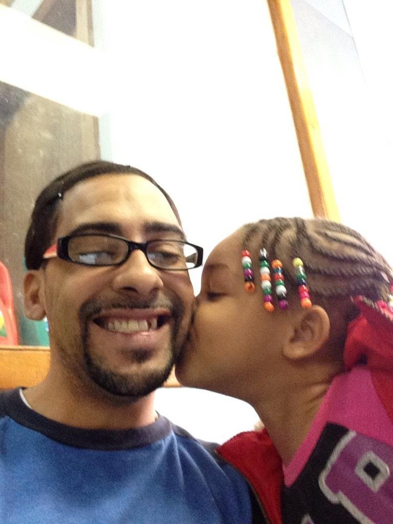 My lil princess showing uncle Mark some love,I love all the lil ones in my life uncondionally.