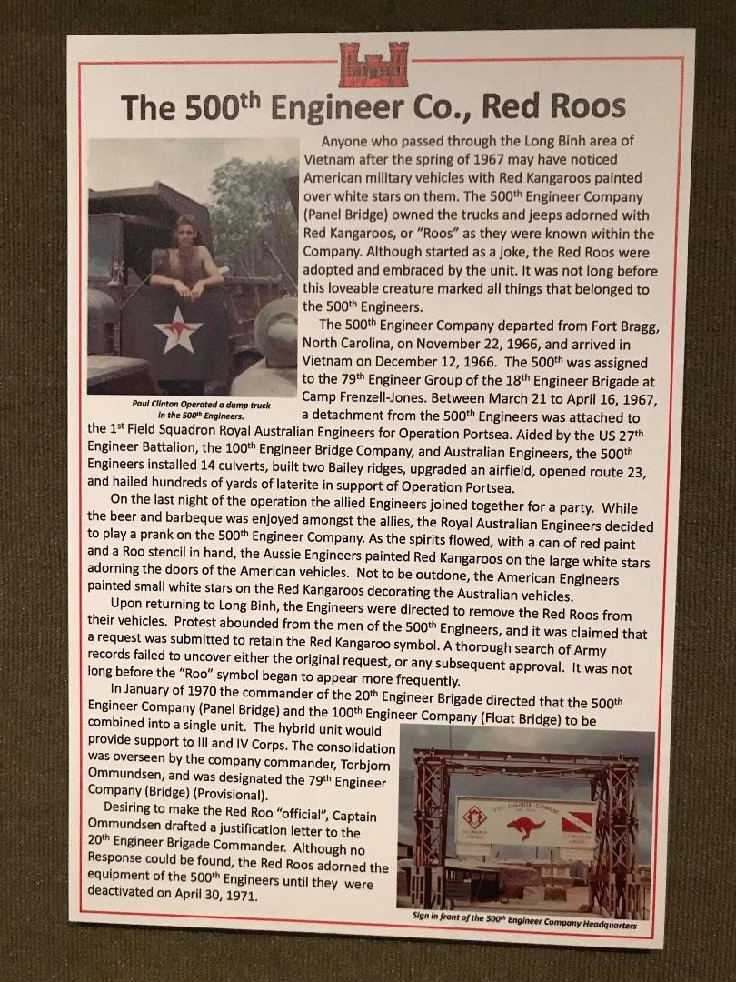 Story of the Red Kangaroo Rat which became a Unit Insignia on every Star on every piece of Equip, we had.