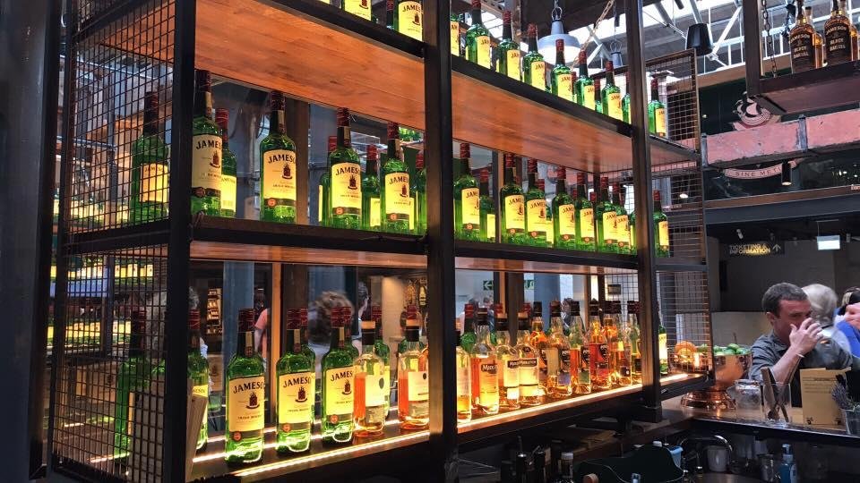 Last day for tours.....Jameson Distillery- very good!
Our tour guide was excellent. A beautiful and sweet Irish lassie!
JANET and I enjoyed talking with her afterwards!
