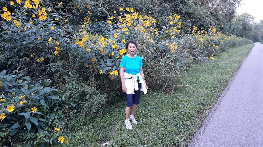 Morning walk beautiful scenery