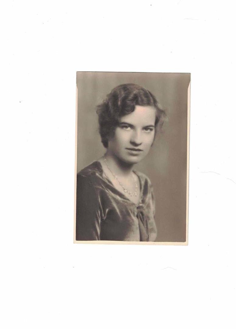 Mother's high school graduation picture. 1931 Shortridge High School, Indianapolis, IN.