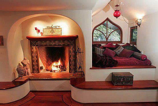 Would you 'like' this cozy room in your home?
#homes #fireplace #cozy #comfort