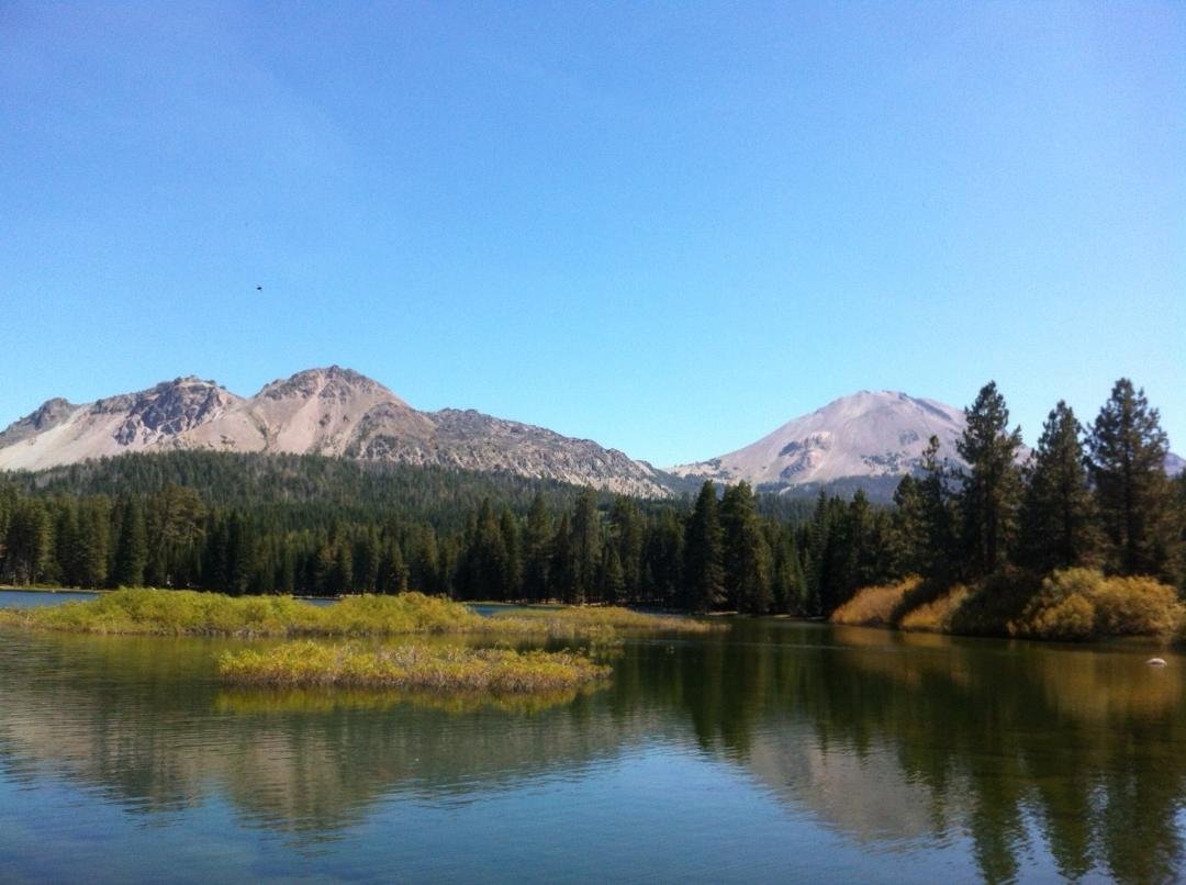 Janet and I just returned from a weeks camping in Lassen Volcanic Nat'l Park. We had an great time hiking, photographing amazing vistas....and oh yah, drinking lots of beer! This photo is Lassen Peak and Manzanita Lake.