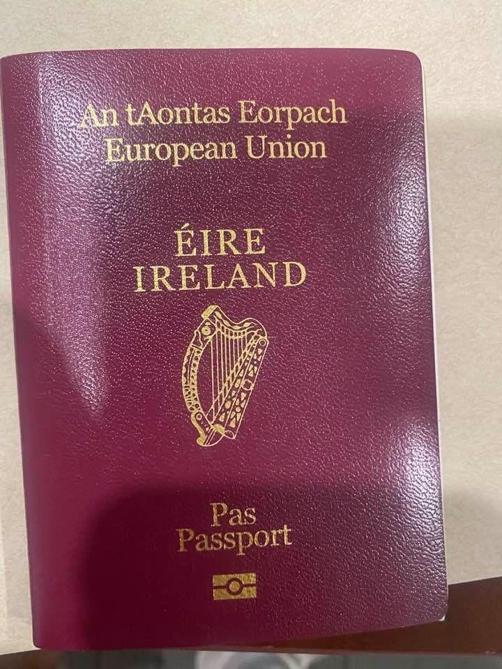 My Pastport in honour of my citizenship.
