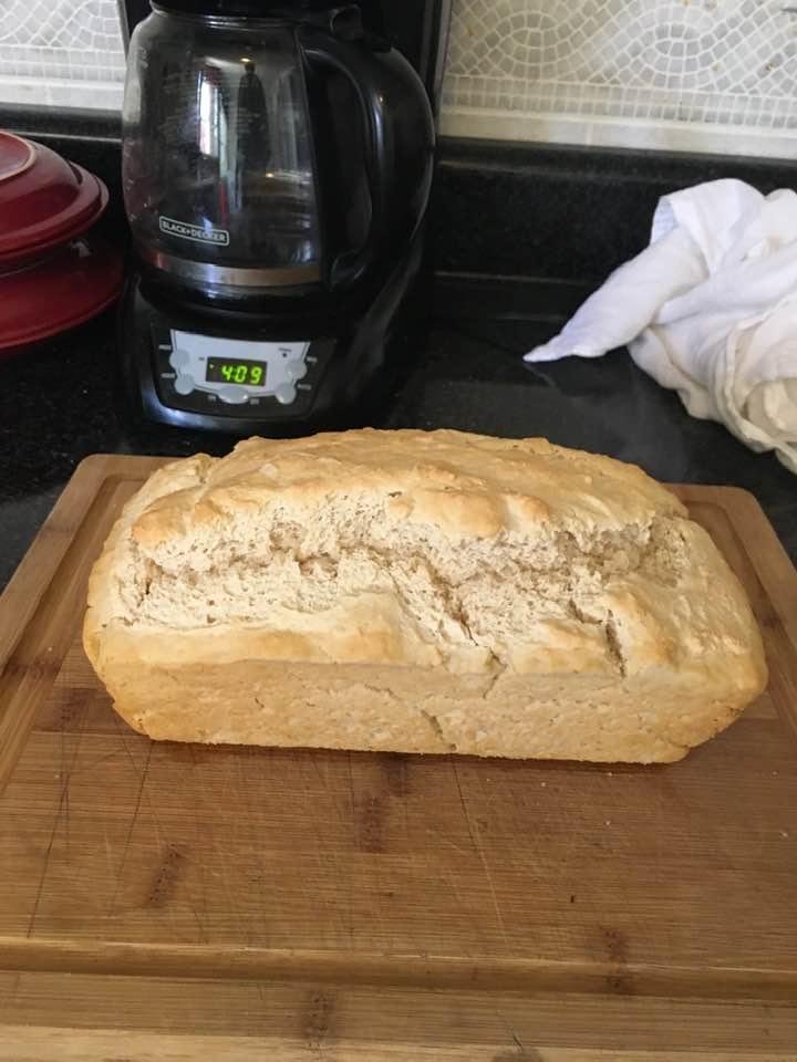 Made Beer Bread today! 3 ingredients and it is so good!