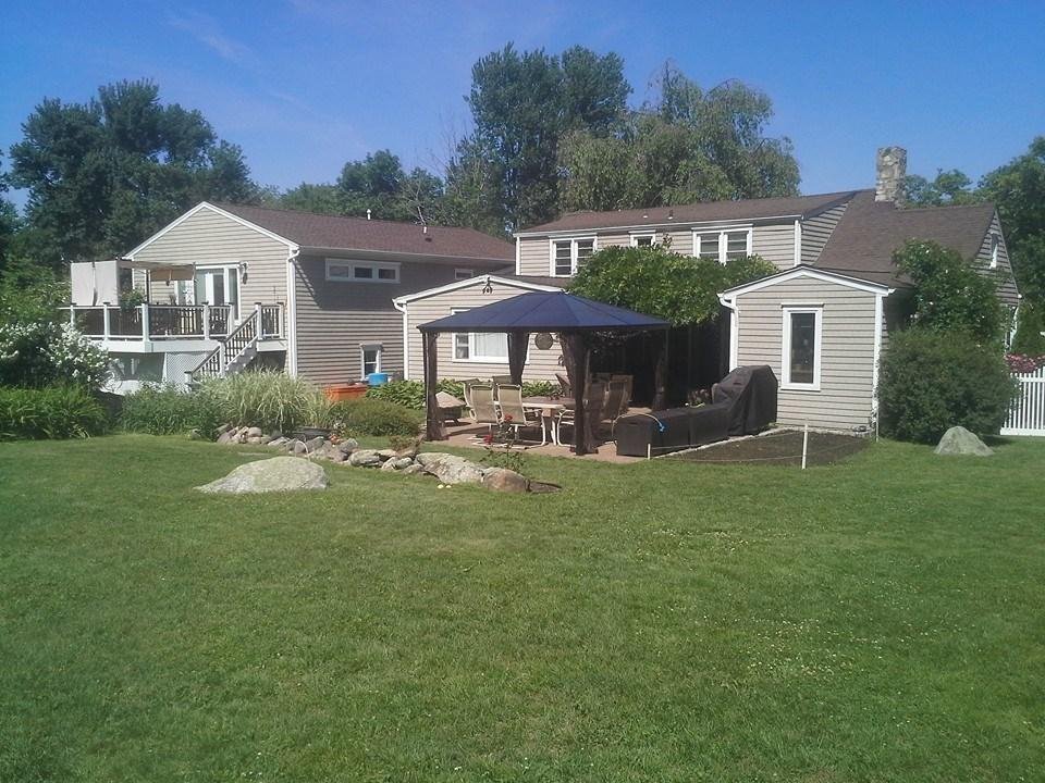 The house keeps getting bigger. Two master bedroom suites. 5 total bdrms. 3 full baths, 2 family rooms.3800 sq. Ft.Best investment ever. Worth about ten times what we paid for it 38 years ago.