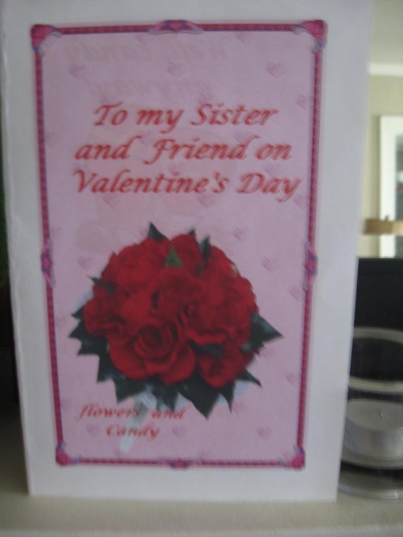 Every year since the 90s, my older brother has given me a beautiful card and candy! Today was no different, he makes such beautiful cards and says what he feels from his heart and it always makes me cry! I love him bunche