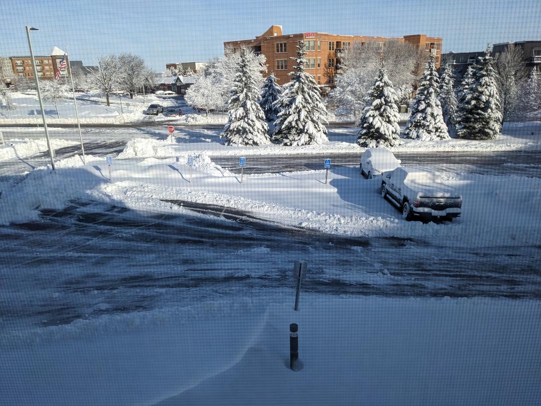 April fools from mother nature. Not funny....lol.