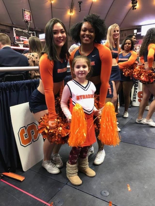 My Granddaughter at Syracuse - N Carolina game