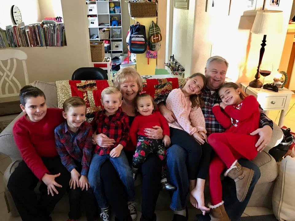 Merry Christmas from Laurie and I to you and yours. Being a grandparent is the best blessing of all. It truly is A Wonderful Life. 🎄💚🎅❤️L to R- Jared (9), Riley (6), Connor (3), Sonya (1), Lila(8), Charleigh (7).