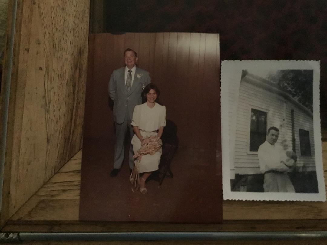 My Dad & I when I was a baby & on my wedding day, August 15, 1981.Happy Father's Day in Heaven, Daddy! I love you & miss you.