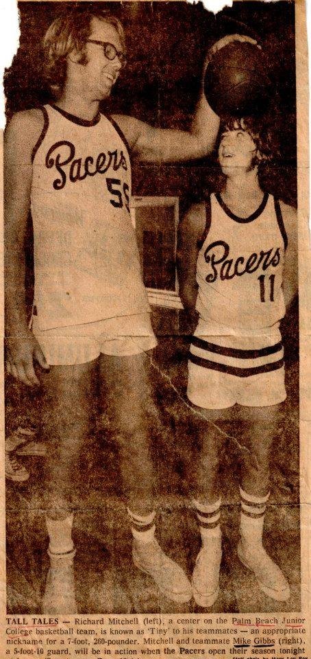My Freshman year at Palm Beach Junior College.... This big huge Kid was my best friend and I guess you can figure out why.....