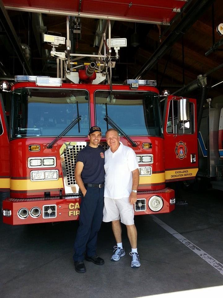 Big daddy super proud of hes son<3