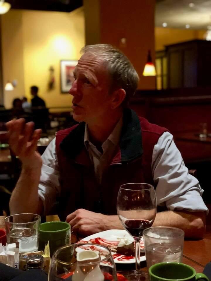 Enjoying a profound birthday celebration with one of the finest human beings I ever met. I am never not moved by you, David Sawyer. Happy birthday!