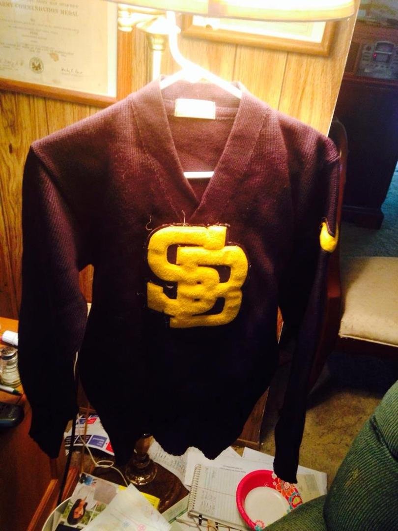 You run across the darnedest things when cleaning out closets