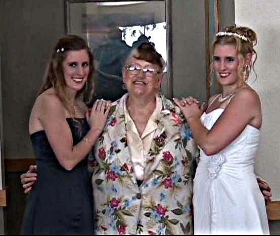 Dawn, Grandmother ( My mother) and Misty her twin sister