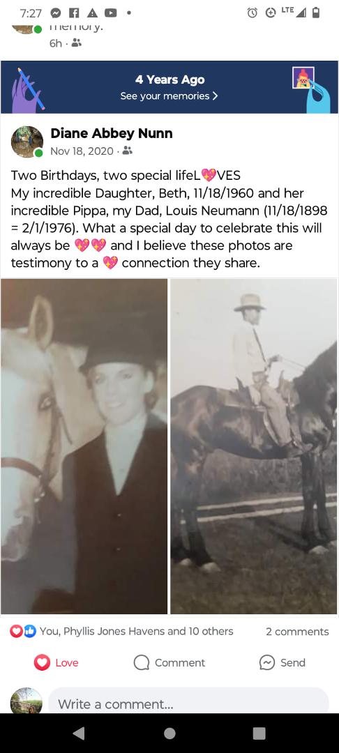 My grandfather and I were born on the same day. We were the same down to eating the apple core and seeds