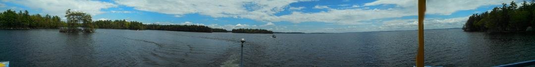 A little cruise around the lake.