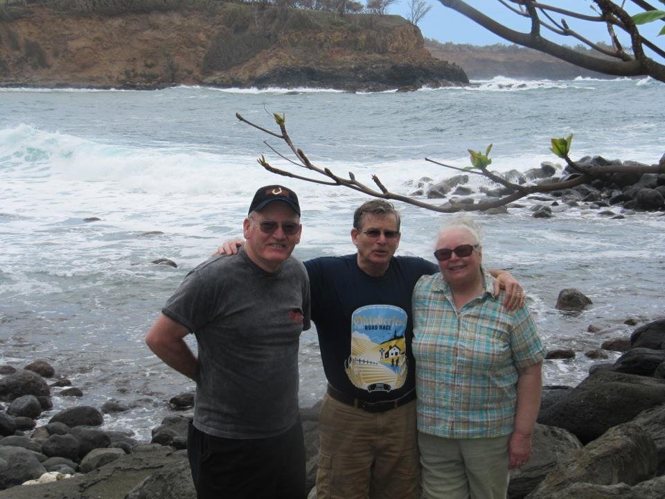 We spent yesterday and this morning exploring the north part of the island and spending time at several beaches. Spectacular weather. Ted's cousin and wife are spending this week with us.