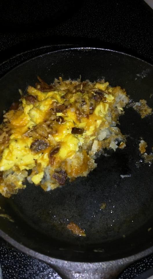 OMG I made that recipe it is the bomb I don't put ketchup on my eggs I put some sour cream and it's awesome.