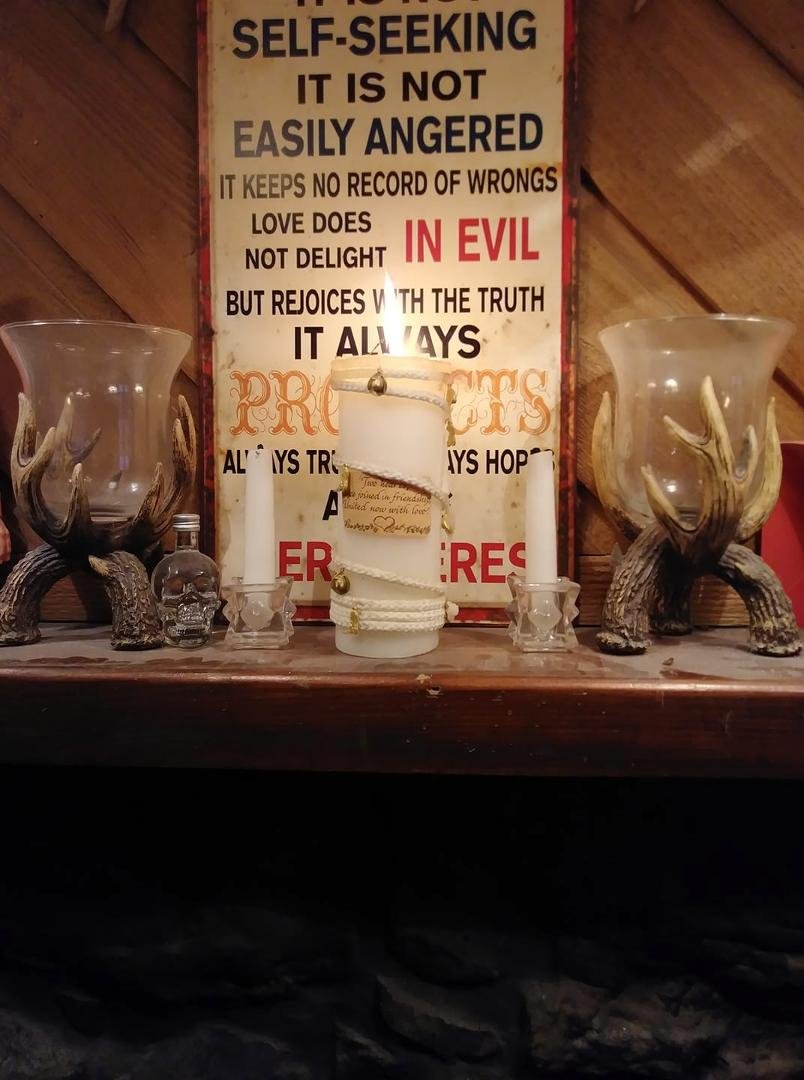 23 years ago I lit this candle for the 1st time, we have lit it a total of 24 now and I hope that we can light it together many more. Happy Anniversary to my loving wife La-Vada Lynn Carpenter-Bledsoe.
