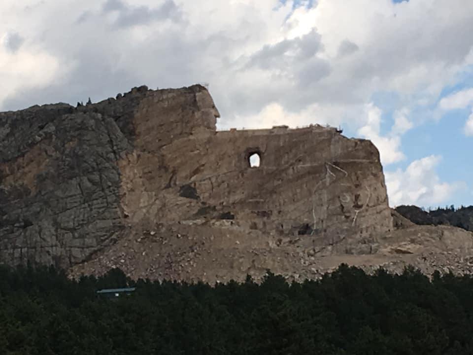 Crazy Horse monument.