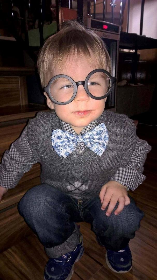 Youngest Grandson for Halloween "Nerd"