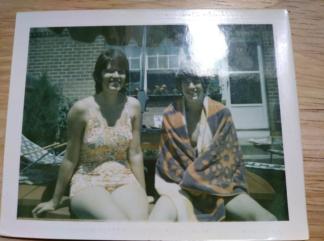 My mother and I when I was a young teenager. Happy mother's day to all the mothers out there and all our moms who have passed on.