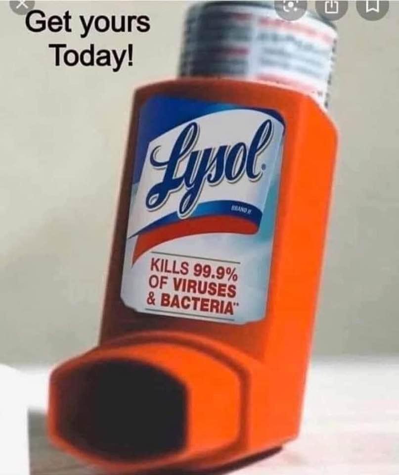When I retire, I’m gonna shoot up
Some Bleach, inhale some Lysol and drink Febreze on the rocks!