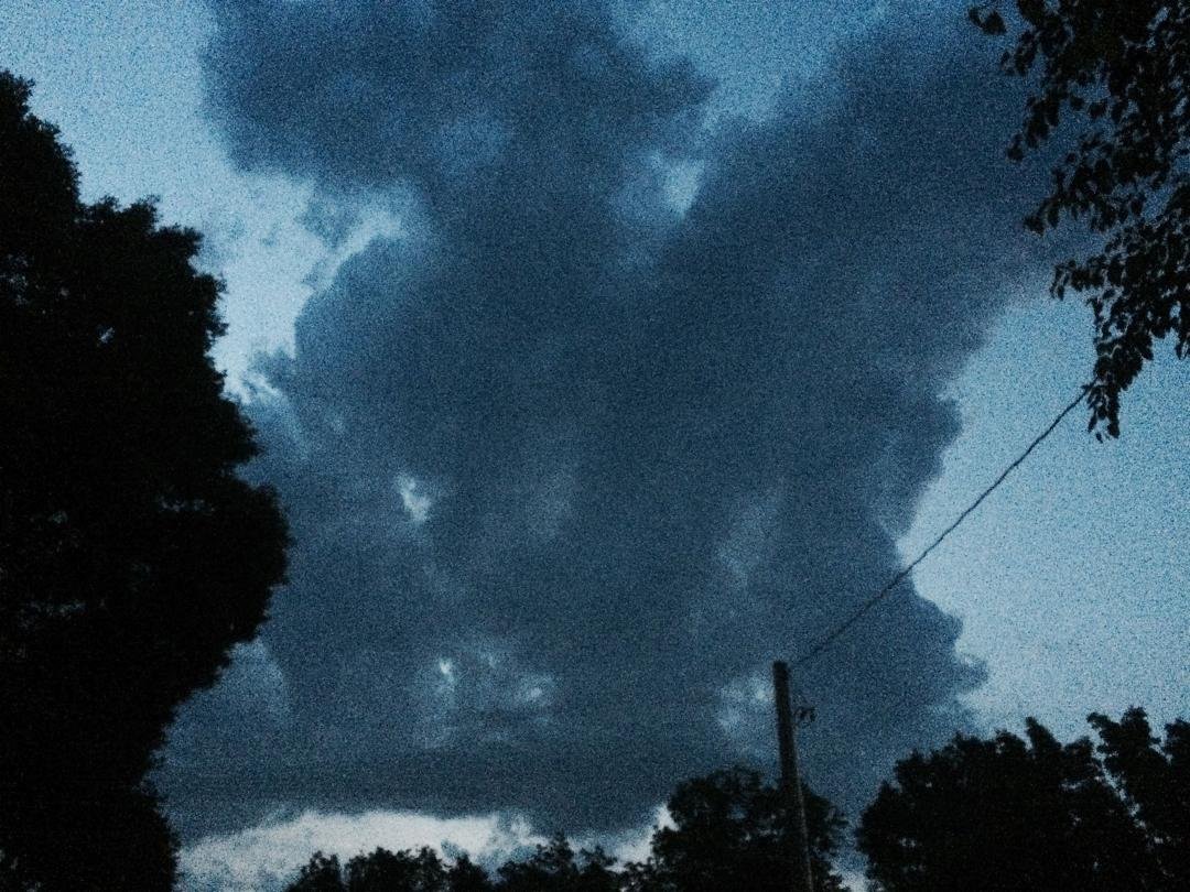 Beautiful cloud in Boone last night!