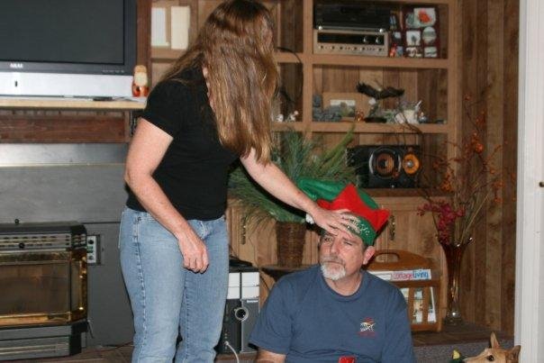the crowning of the Christmas Elf, looks like we need a happier Elf !