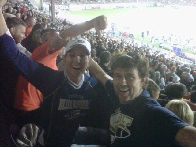 Bombers will take the cup just like they won this game in B.C.....hey who is that guy with the bomber gear on .....OMG it looks like Keith.
