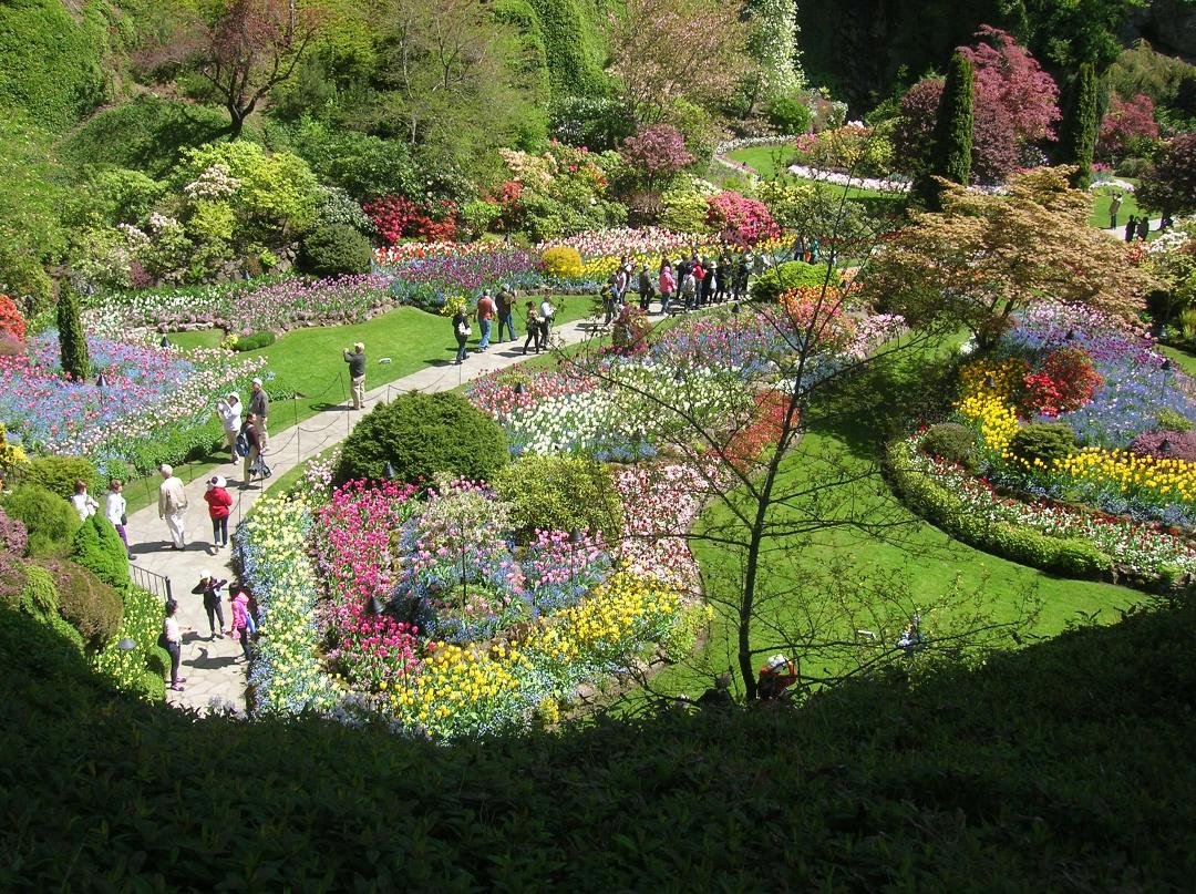 The Sunken Gardens at Butchart Gardens