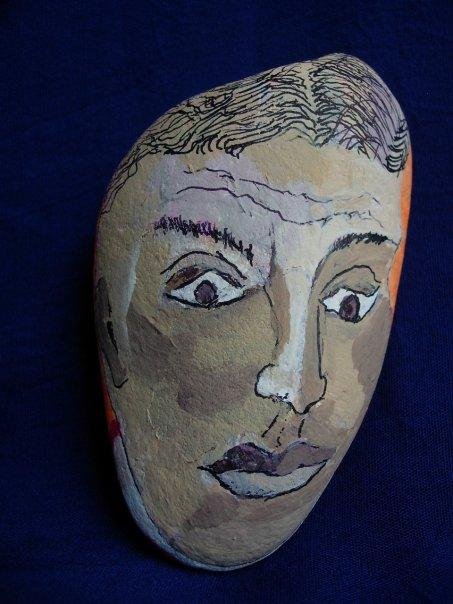 You did WHAT?
Acrylic on River Rock