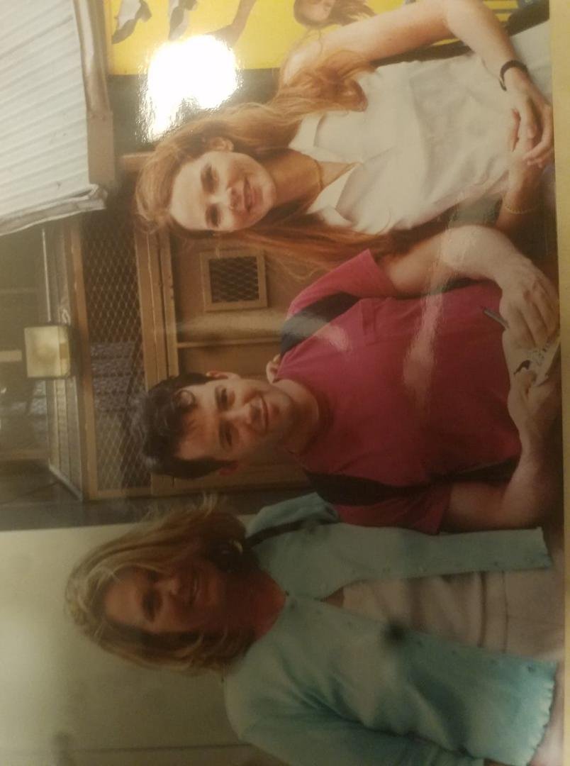 I can't believe I found this!! Our picture with Matthew Broderick...