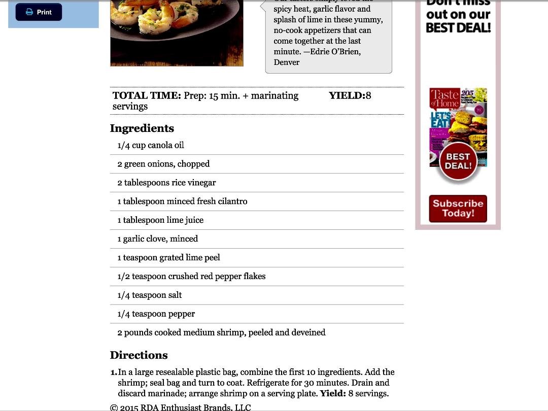 This is the Thai Shrimp recipe that I made yesterday that some are asking for.  I hope you enjoy!