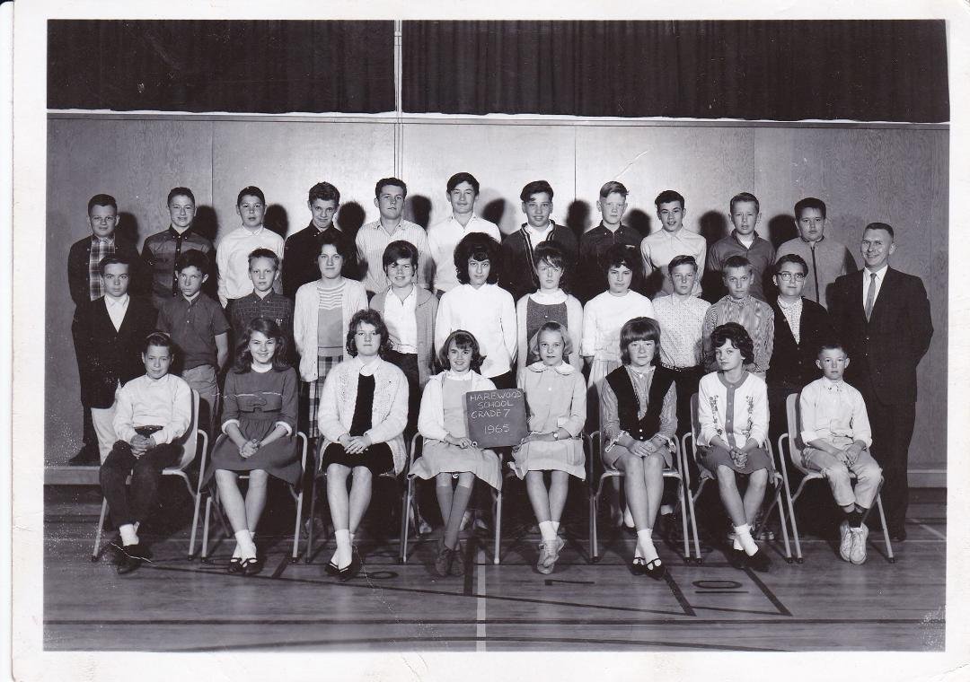 this is my first try at grade 7 harewood school 64-65