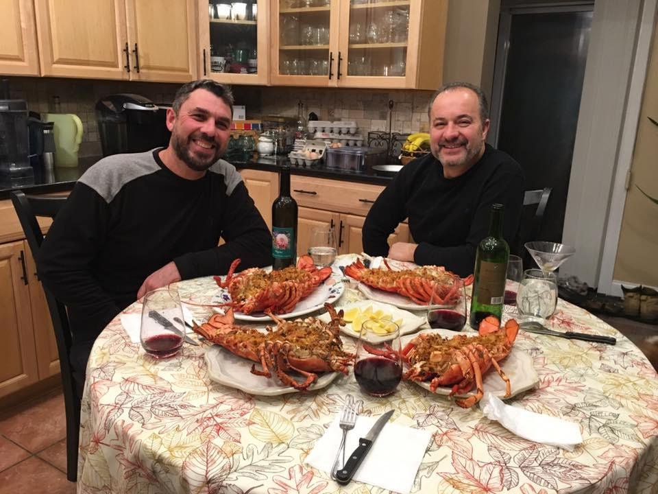 Simple Friday night dinner.  Yum